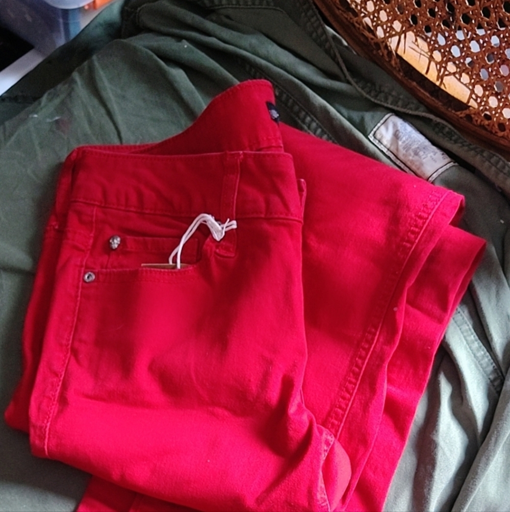 Lovesick Bright Red Skinny Women’s Jeans
